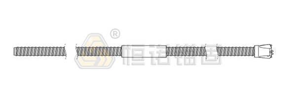 自鉆式中空錨桿結(jié)構(gòu)圖