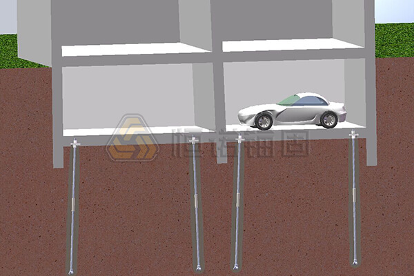 建筑物基礎托換微型樁支護